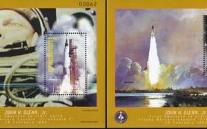 US 326-7 Trust Territories Micronesia NH VF John Glenn S/S