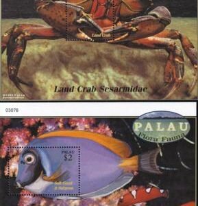 US 604-05 Trust Territories Palau NH VF Flora & Fauna S/S