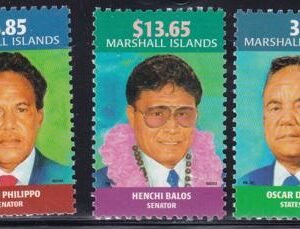 US 817-19 Trust Territories Marshall Islands NH VF Famous Men Definitive Set