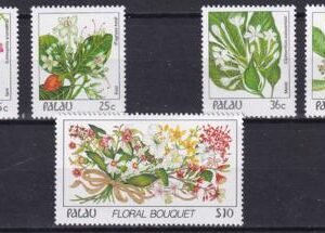 US 131,133-4,137,142 Trust Territories Palau NH VF 1988 Definitive Set