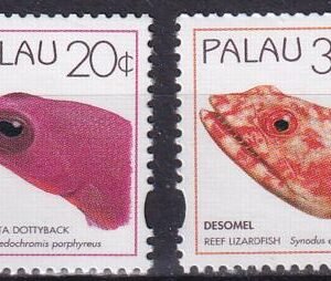 US 366-67 Trust Territories Palau NH VF Booklet Singles