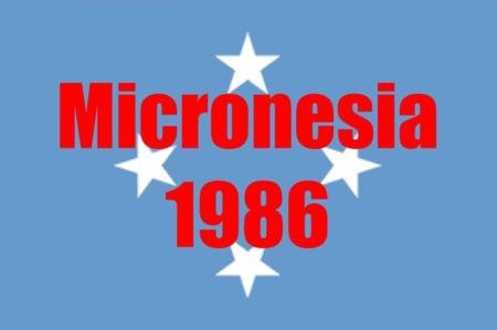 US Trust Territories Micronesia NH VF 1986 Complete Year Set