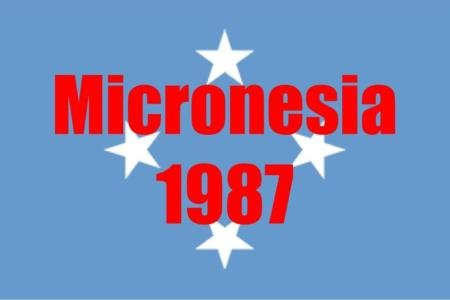 INV-27583itExt US Trust Territories Micronesia NH VF 1987 Complete Year Set