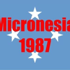 US Trust Territories Micronesia NH VF 1987 Complete Year Set