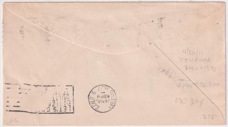 INV-27696x1_8e7211cd-8baa-471f-b710-f9645312a70c Canada/US 1927 US C10 Unofficial Chicago FDC on Canada 2c Entire