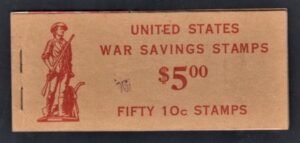 US WS7b Postal Savings Fine Mint NH Pristine Booklet with Fine Panes