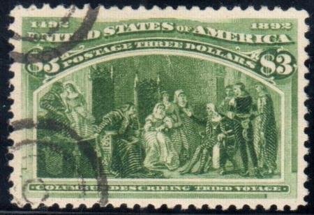 INV-27808itExt US 243 Early Commemoratives XF Used Neat Target Cancels New PSE Cert