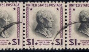 US 832b F-VF Used Strip of 3