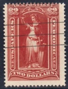 US PR108 Newspaper Ave Used Pen Cancel - PSE Cert