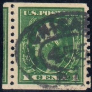US 443 Washington / Franklin VF-XF Used Exceptional Centering, Overcut Perfs