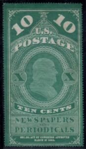 US PR2b Newspaper Fine Mint Unused NGAI