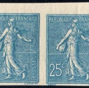France 141a VF Mint LH Scarce Imperf Pair