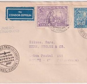 Brazil 1934 12th South American Flight Cover