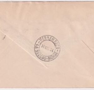 Brazil 1934 12th South American Flight Cover