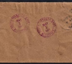 US 346 Washington / Franklin 3 Nice Singles on VF Commercial Cover