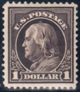 US 423 Washington / Franklin VF+ Mint Hinged Well Centered!