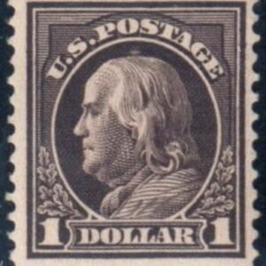 US 423 Washington / Franklin VF+ Mint Hinged Well Centered!