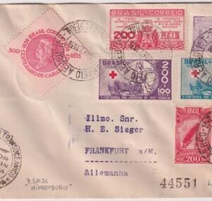 Brazil 1936 Hindenburg 7th South American Flight