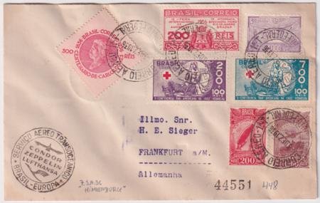 INV-28011itExt_3d791fe0-c307-4e89-9baf-2b7ffce5c10e Brazil 1936 Hindenburg 7th South American Flight