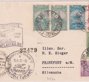 Brazil 1937 250th Condor-Lufthansa Flight Cover