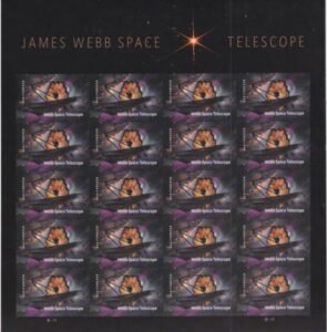 US 5720a Modern Imperf James Webb Telescope Sheet