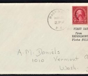 US 634 Electric Eye FDC Typed Cachet March 28, 1935