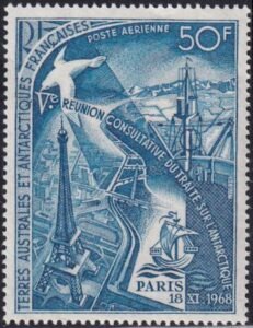 French Southern & Antartic Territories C17 Eiffel Tower, Bird