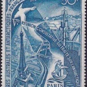 French Southern & Antartic Territories C17 Eiffel Tower, Bird