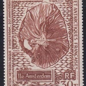 French Southern & Antartic Territories C19 Island Map