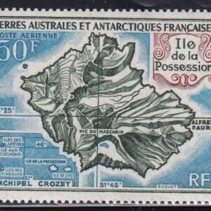 French Southern & Antartic Territories C20 Possession Is. Map