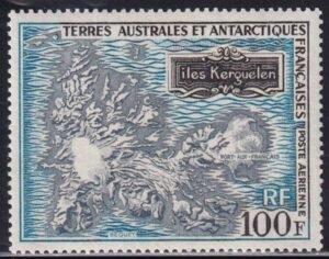 French Southern & Antartic Territories C21 Island Map