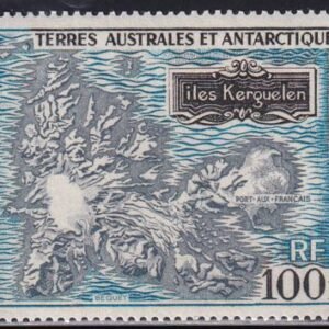 French Southern & Antartic Territories C21 Island Map