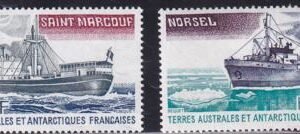 French Southern & Antarctic Territories C62-63 Ships