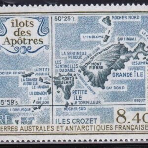French Southern & Antartic Territories C103 Apostle Is., Map