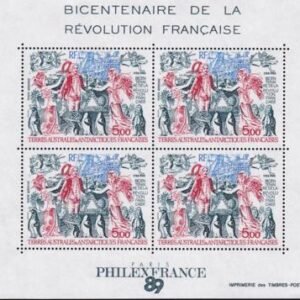 French Southern & Antartic Territories C107 S/S Fr. Revolution