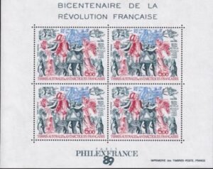 French Southern & Antartic Territories C107 S/S Fr. Revolution