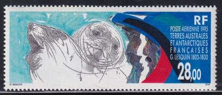 INV-28195itExt French Southern & Antartic Territories C135 Seals, Explorer Lesquin