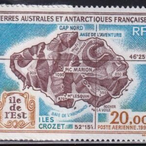 French Southern & Antartic Territories C136 Map