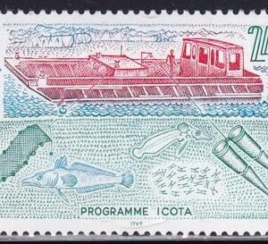 French Southern & Antartic Territories C143 ICOTA, Ship, Fish