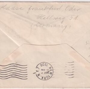 Luxembourg / Germany1936 10th North America Flight Cover