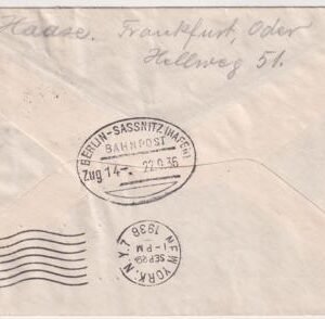 Norway 1936 9th North American flight to NY