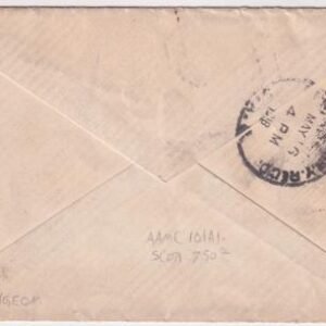 US 1918 C3 on First Trip  Washington DC - NY  Cover