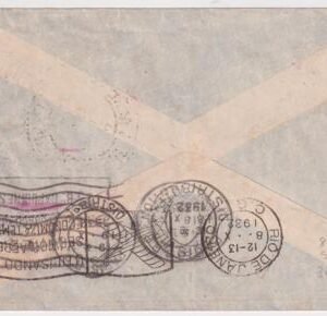 Brazil 1932 8th South America Zeppelin Flight to France