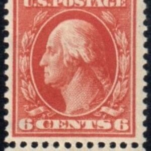 US 336 Washington / Franklin F-VF Mint NH Pristine OG Plate # Single