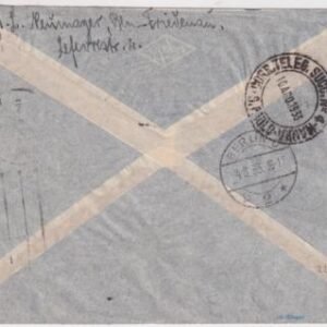 Germany 1933 Zeppelin 4th South America Flight Cover