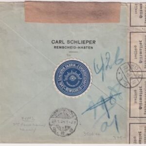 Germany 1934 C44 Chicago ovpt. Stamp on Cover to Dutch Indies