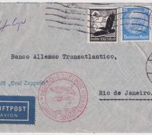 Germany 1934 Zeppelin 6th South American Flight Cover
