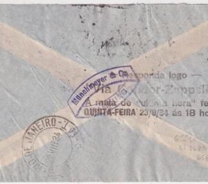 Germany 1934 Zeppelin 6th South American Flight Cover