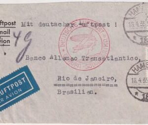 Germany 1935 2nd  South American Flight Cover