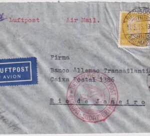 Germany 1935 4th South American Flight Cover
